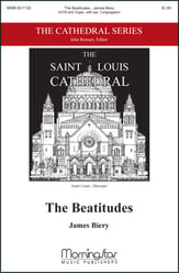 Beatitudes SATB choral sheet music cover